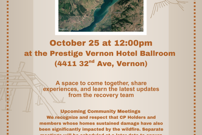 OKIB WILDFIRE RECOVERY – Luncheon for Members Who Experienced Total Loss of their Homes.